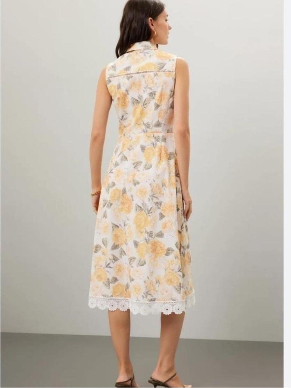 RACHEL PARCELL Floral Midi Shirt Dress - Picture 3 of 10